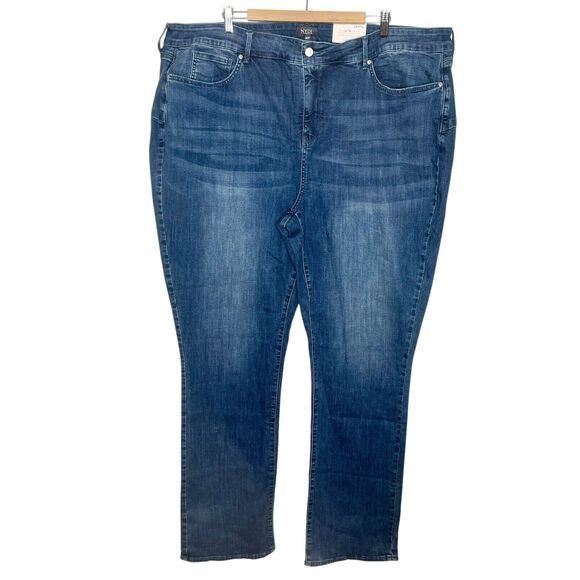 NYDJ Marilyn Straight Jeans Womens 28WXL Extra Long Slimming Medium Wash - Picture 1 of 9